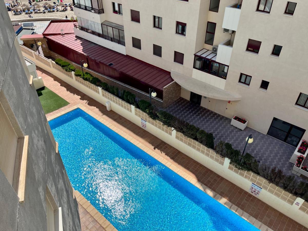 Modern Apartment On The Beach With Pool Calpe Exterior foto