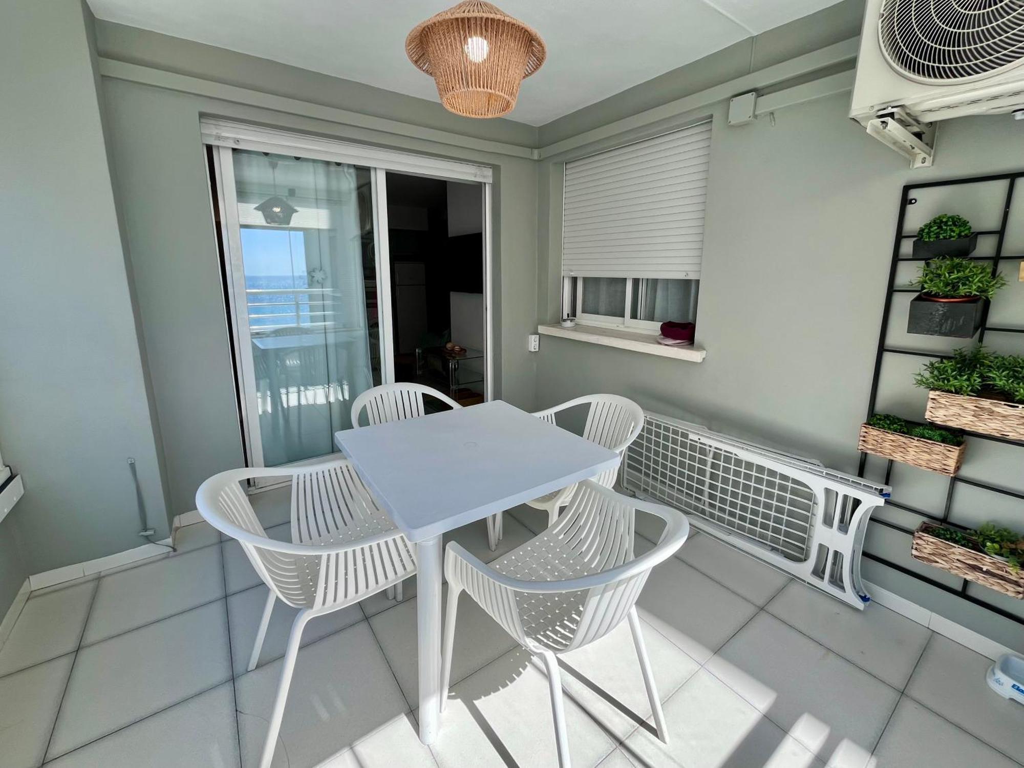 Modern Apartment On The Beach With Pool Calpe Exterior foto